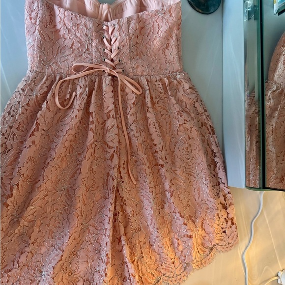 NWT Strapless Lace Dress in Pink NBD brand - US M - Picture 11 of 11